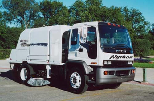 Python S3000 industrial street sweeper